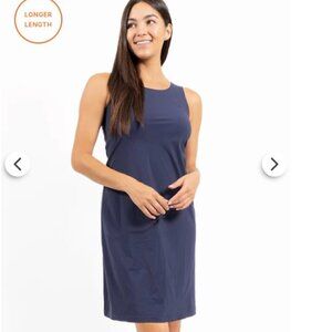 NWT Jude Connally Beth Jude Cloth Dress Long Navy